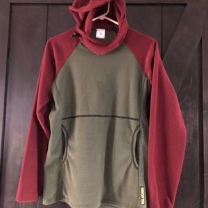 Melanzana Microgrid fleece hoodie